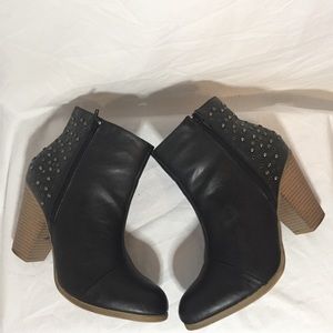 Rampage Black Ankle Boots SZ 10 Used